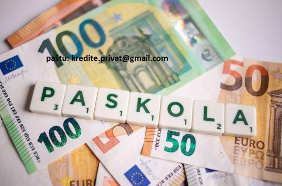 Greita paskola nuo 1 000 € iki 500 000 000 € per 24 valandas.